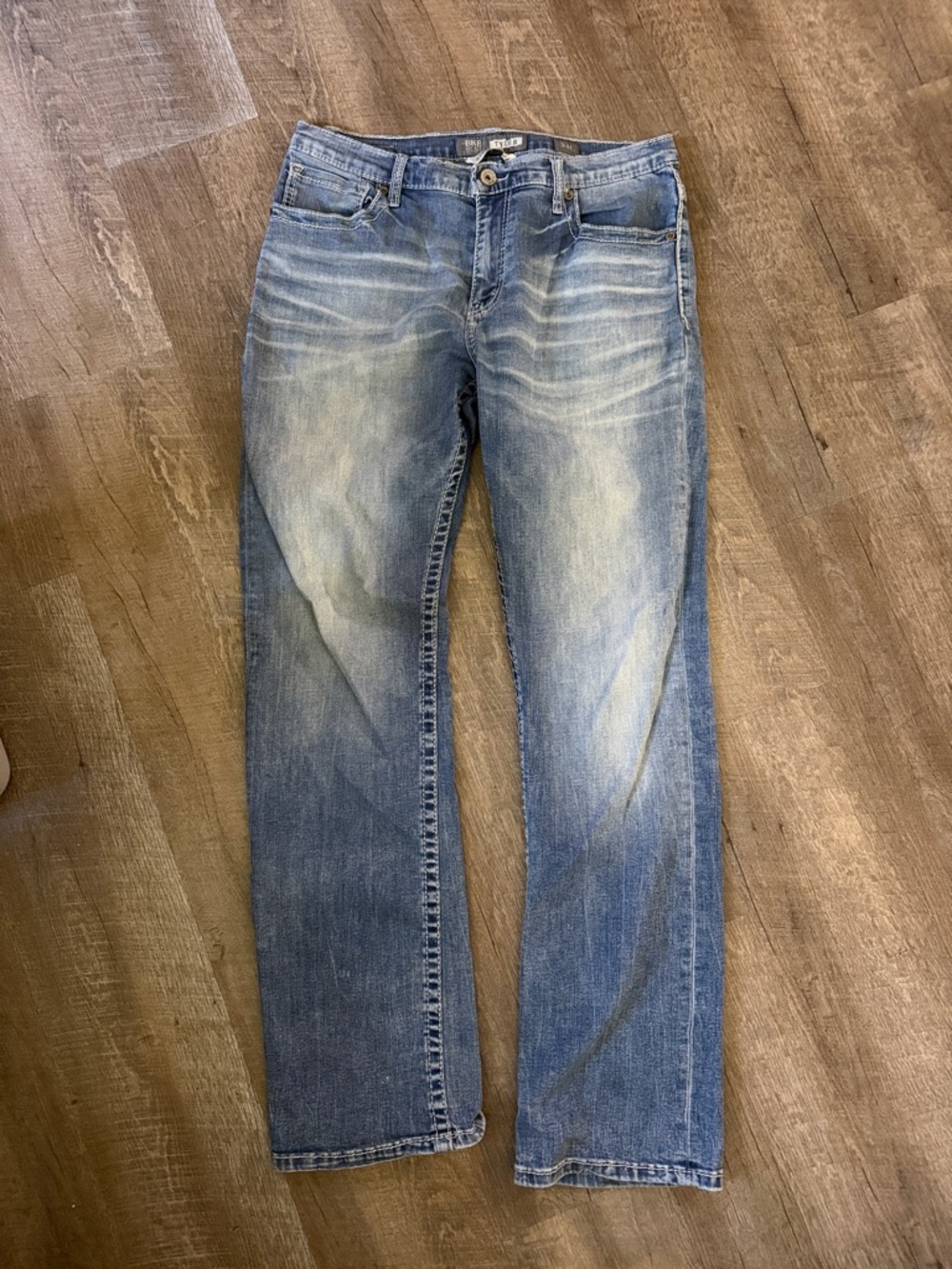 Men's Straight BKE Tyler Jeans in Light Blue
